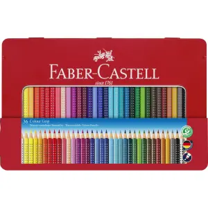 Barvice FABER-CASTELL, grip 36/1 kovina